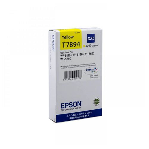 Cartouche EPSON T7894 – Yellow XXL – 4000 pages