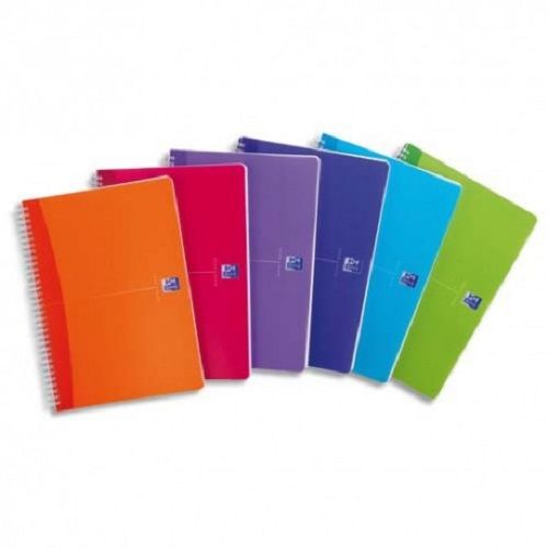 OXFORD My Color Cahier spirale Format A4 100 pages 5×5  Couverture PP