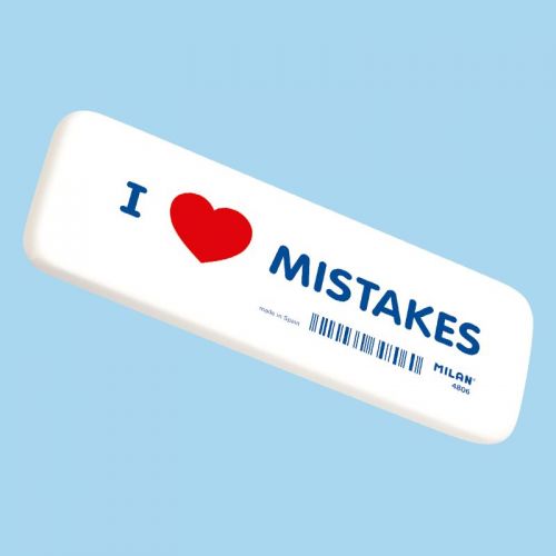 MILAN Gomme XXL I Love Mistakes