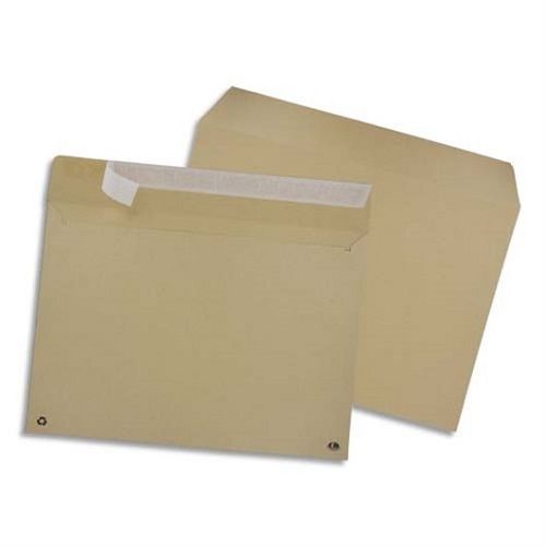 GPV Boîte de 250 enveloppes kraft auto-adhésives 90g  C4 = A4 non pliée  3255