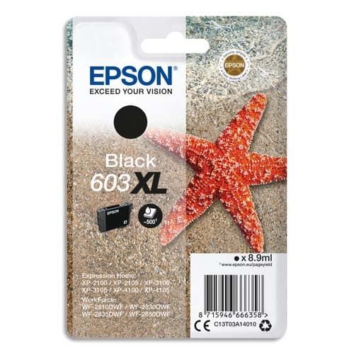 Cartouche EPSON 603 XL Black (450 pages)