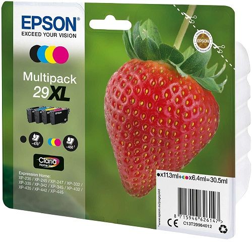 Cartouche EPSON 29XL – Multipack (Noire, Cyan, Magenta, Yellow)