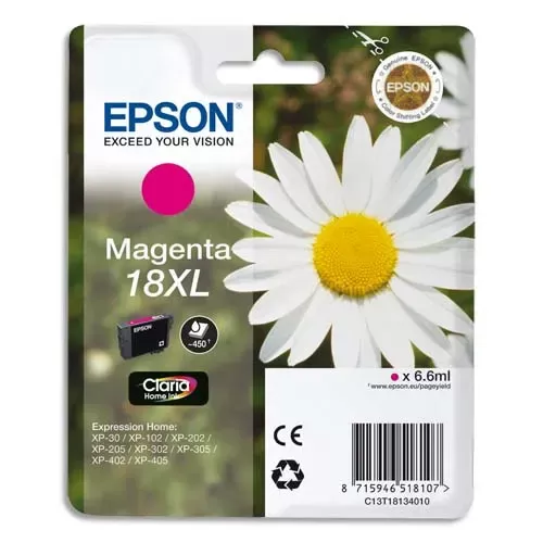 Cartouche EPSON 18XL – Magenta – 6.6 ml