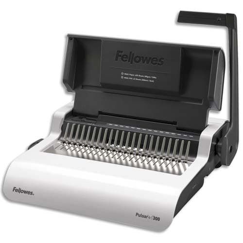 FELLOWES Perforelieur Manuel Pulsar + perfore 17 feuilles, Relie 300 feuilles