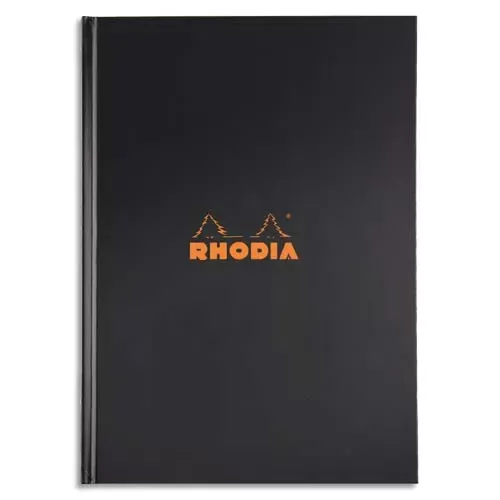 RHODIA Cahier Brochure Rembordée RHODIActive A4, 192 p. Non Perforées 5×5