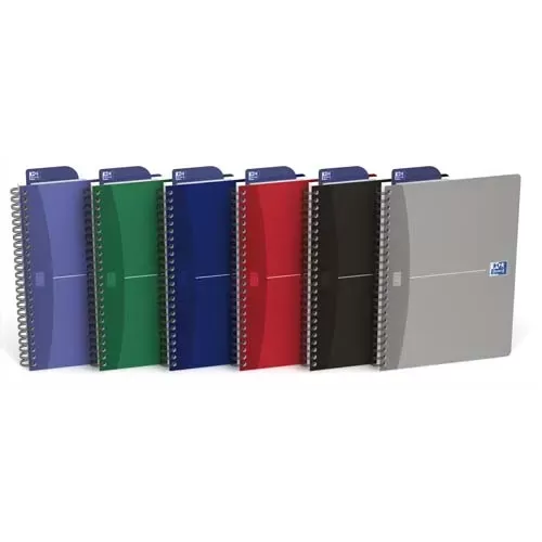 OXFORD Cahier spirale ESSENTIAL 14,8x21cm 180 pages 5×5