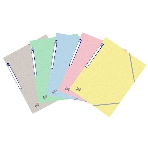 OXFORD Lot de 5 Chemises 3 rabats élastique en Carte