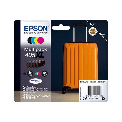 Cartouche EPSON 405 XL – Multipack (Black, Cyan, Magenta, Yellow)
