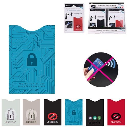 be MIX Etui Protège Carte bancaire anti-RFID (diff. modèles dispo.)