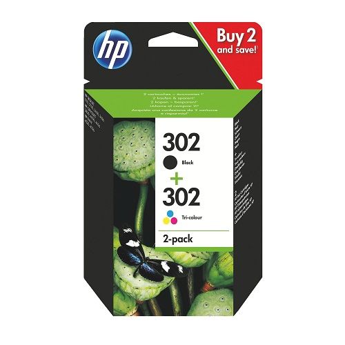 Kit Cartouche HP 302 – Noire et Couleur