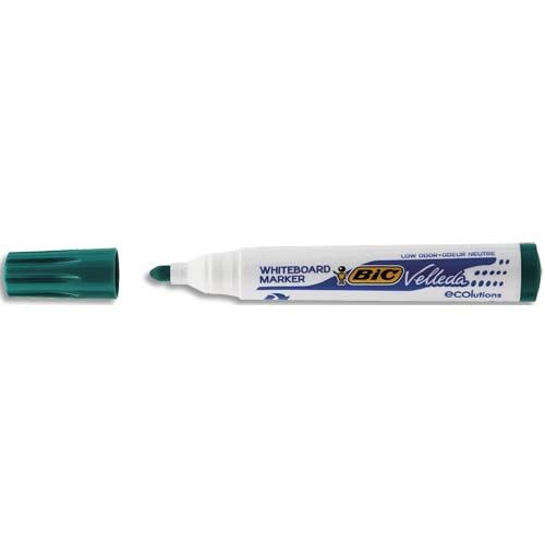 BIC VELLEDA 1701 Marqueur Effaçable Pointe Ogive Large VERT