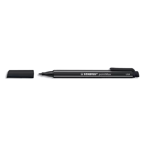 STABILO PointMax Stylo Feutre Medium NOIR