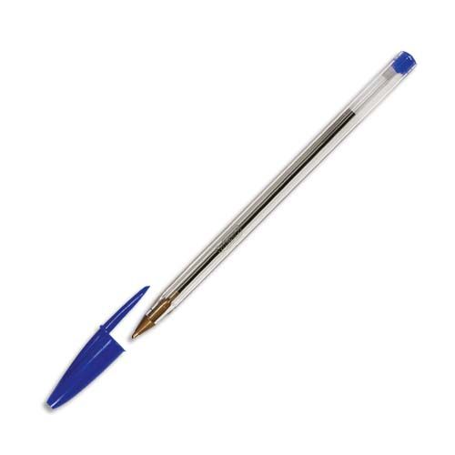 BIC Stylo Bille Pointe Moyenne CRISTAL BLEU