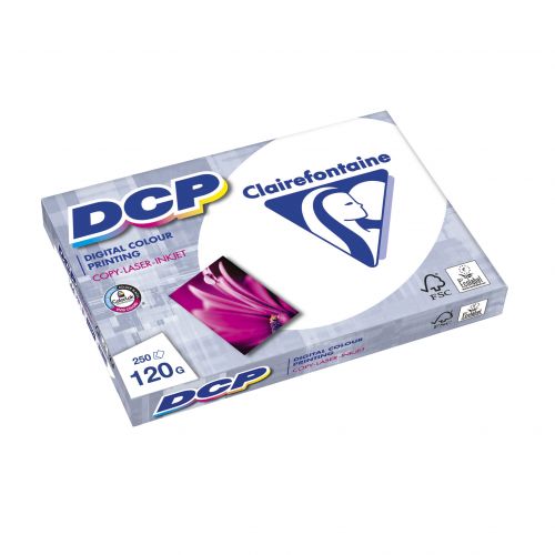 CLAIREFONTAINE DCP ou NAVIGATOR Ramette de 250 feuilles de papier Blanc A4 120 g