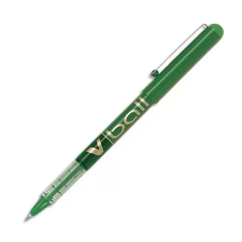 PILOT Stylo Roller V-Ball 07 VERT (ou modèle pointe 05)