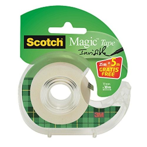 SCOTCH MAGIC Ruban adhésif invisible 19mm  x 30m sur Dévidoir