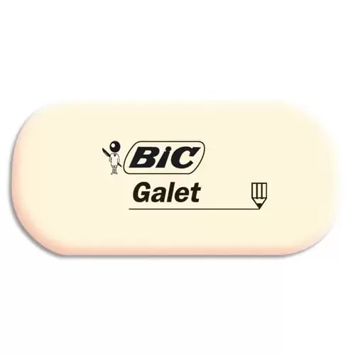 BIC Gomme Galet Effaçage Doux – sans PVC