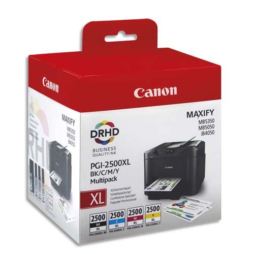 Kit Cartouche CANON PGI-2500XL (BK/C/M/Y)
