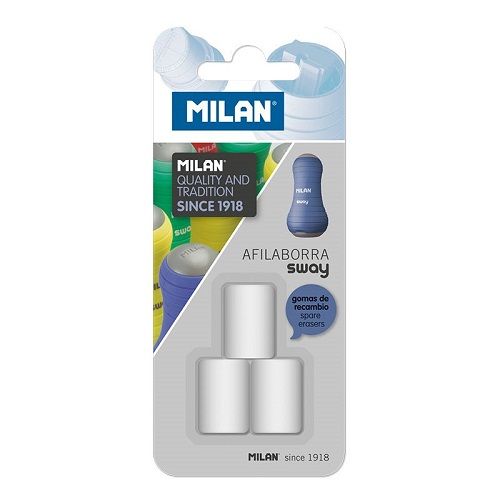 MILAN lot de 3 Gommes Larges de rechange pour SWAY