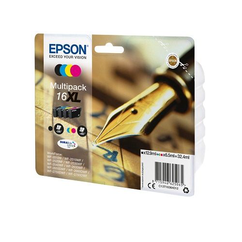 Cartouche EPSON 16XL – Multipack – (Noire, Cyan, Yellow, Magenta)
