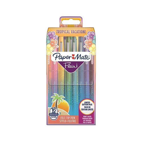 PaperMate FLAIR 16 Stylos Feutres TROPICAL VACATION
