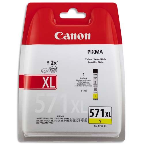 Cartouche CANON CLI-571XL – Yellow