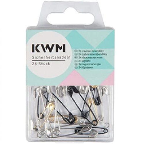 KWM 24 Epingles de Sureté différentes tailles