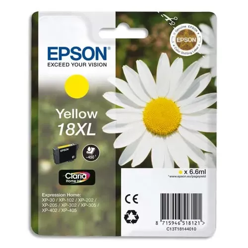 Cartouche EPSON 18XL – Yellow – 6.6 ml