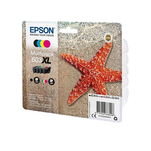 Cartouche EPSON 603 XL – Multipack  BK/C/ M/Y