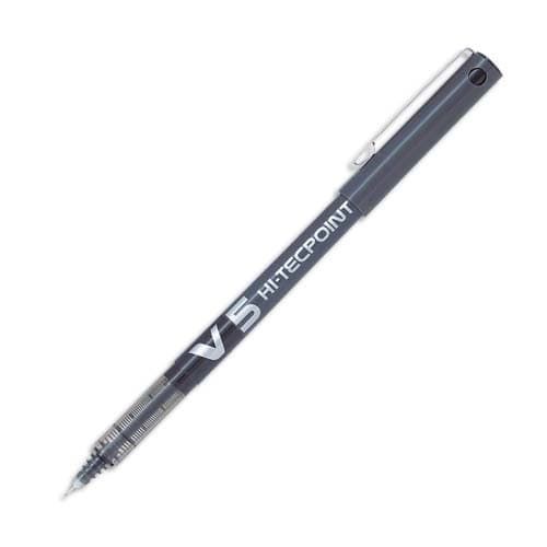 PILOT Roller Gel V5 / V7 Hi-Tecpoint pointe fine 0.5 ou 0.7 NOIR