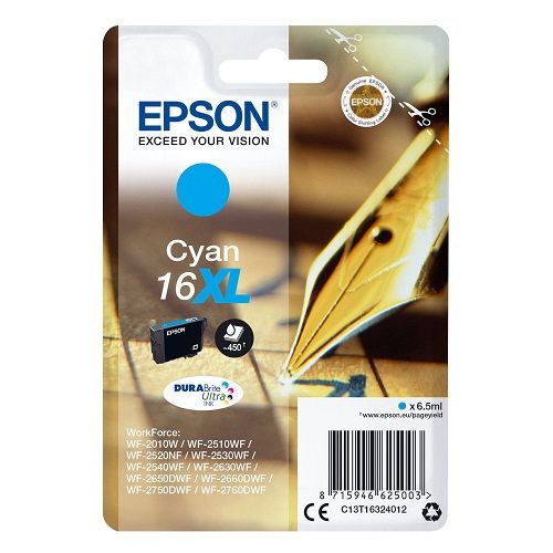 Cartouche EPSON 16XL – Cyan