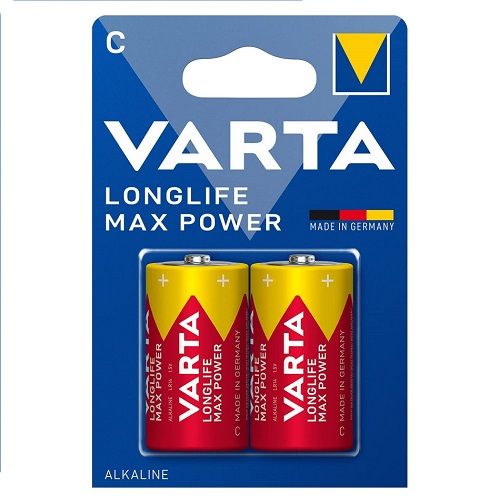 VARTA Lot de 2 piles LR14 Baby Longlife Max Power