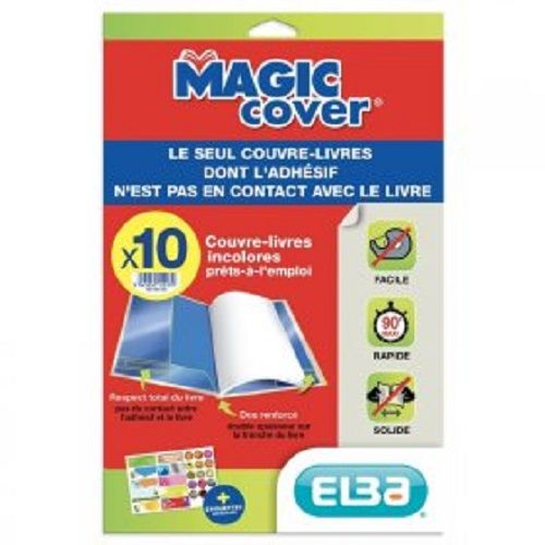 ELBA Protège-Livres MAGIC COVER pour 10 Livres