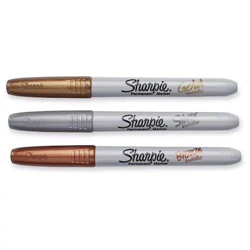 SHARPIE Marqueur Permanent Pointe Ogive Fine METALLIC