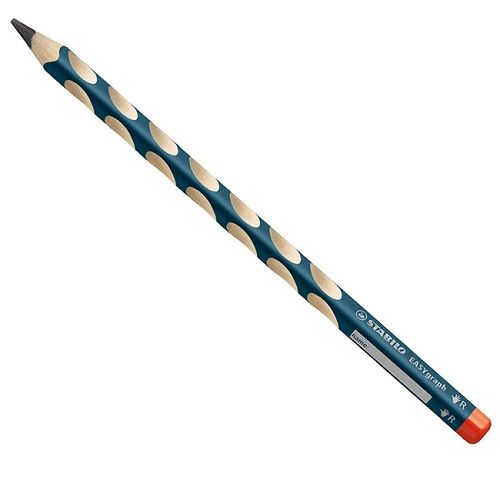 STABILO Crayon Graphite EasyGraph, Mine Large, Gaucher ou Droitier