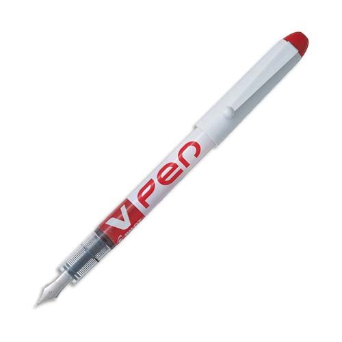 PILOT Stylo Plume jetable V PEN ROUGE