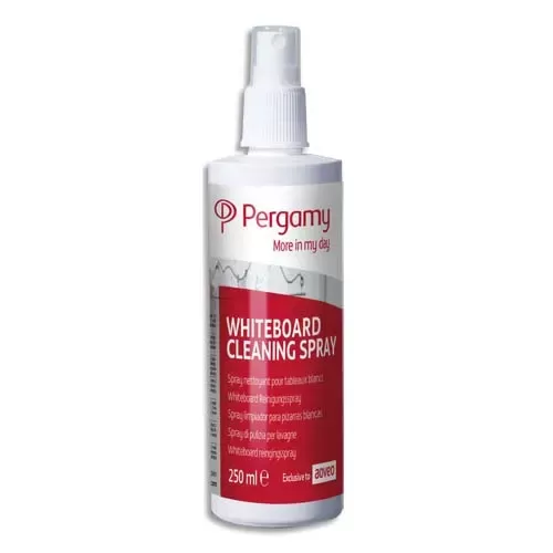 PERGAMY Spray Nettoyant Tableaux Blancs, odeur de citron. Contenance 250 ml