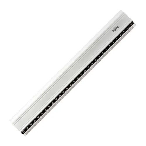 WONDAY Règle plate en plastique Triple Décimètre (30 cm)