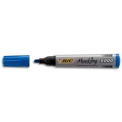 BIC Marqueur Permanent MARKING 2000 Pointe OGIVE – BLEU