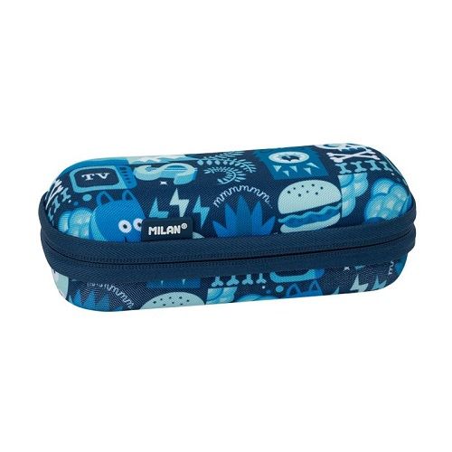 MILAN Trousse Coque Semi-Rigide Motifs Originaux Diff. coloris