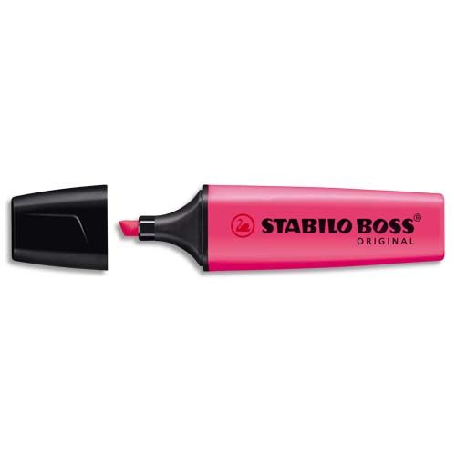 STABILO BOSS Surligneur pointe biseautée ROSE