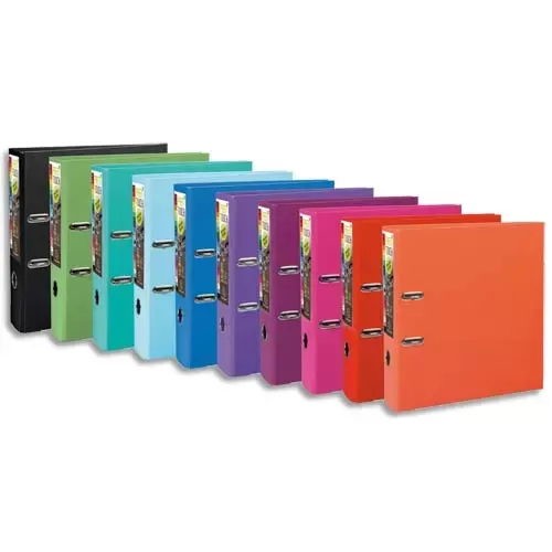 EXACOMPTA Classeur à Levier en Polypro PREMTOUCH dos de 8cm Différents Coloris